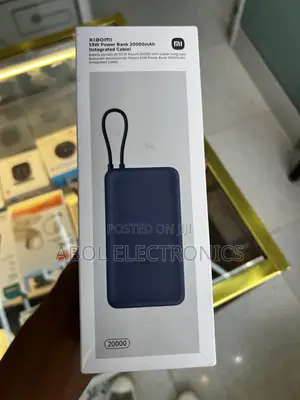 Xiaomi 33W Power Bank 20000mAh With Integrated Type-C Cable