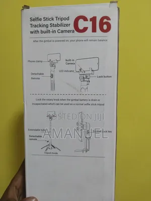 C16 Smart Selfi Stick Tripod and Gimbal Stablazer