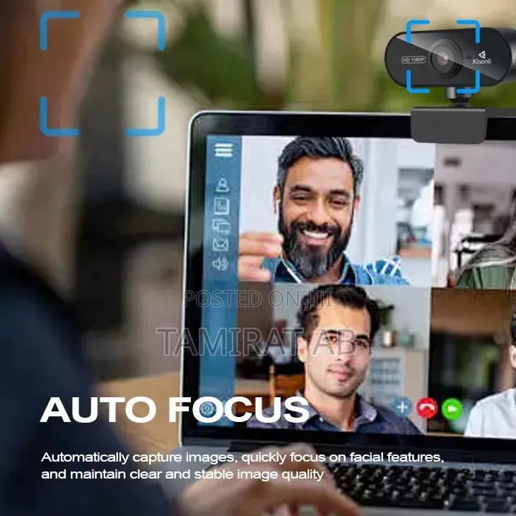 Kisonli PC-6 Full HD 1080P Webcam