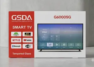 GSDA 60 Inch TV Ultra HD Smart TV With Tempered Glass Display