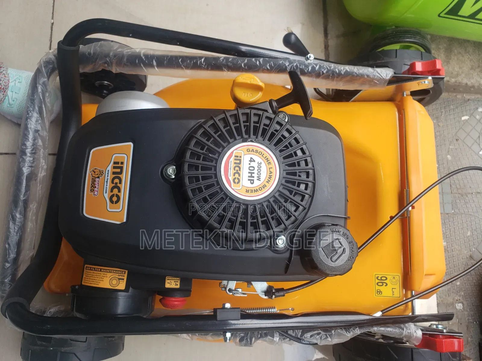 Ingco Gasoline Lawn Mower Powered by a 4.0HP