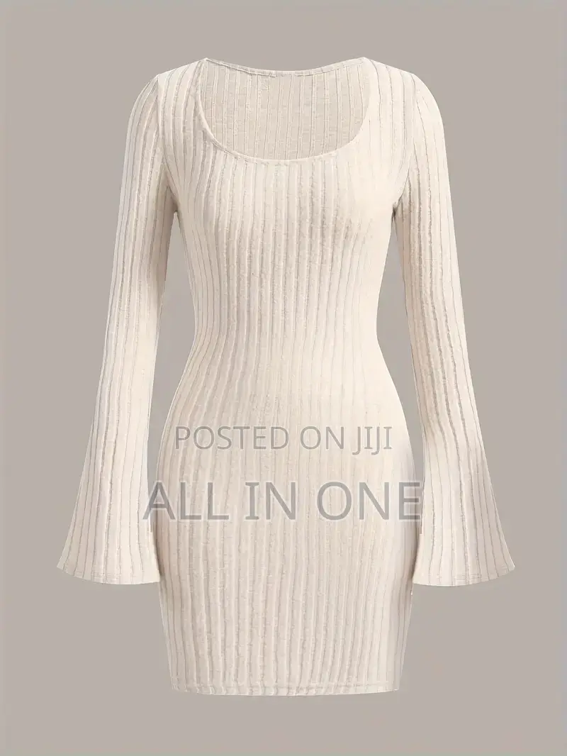 Long Sleeve White Minidress