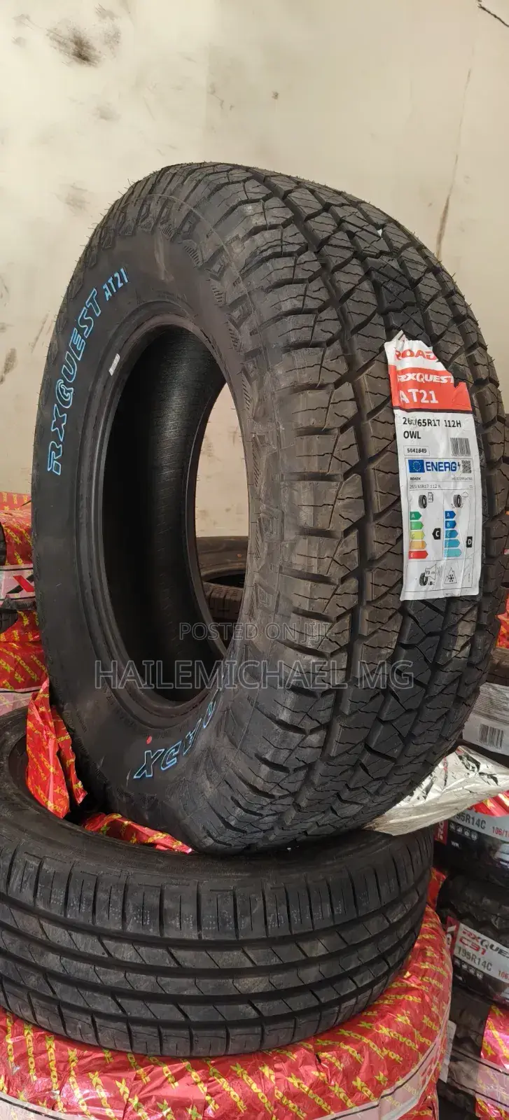 265 65 17 Hilux and Other Cars Tyre and Battery