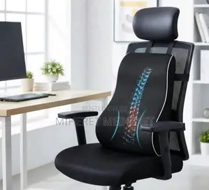 Lumbar Support Cushion Set, Suitable for Office Chairs, Memory Foam