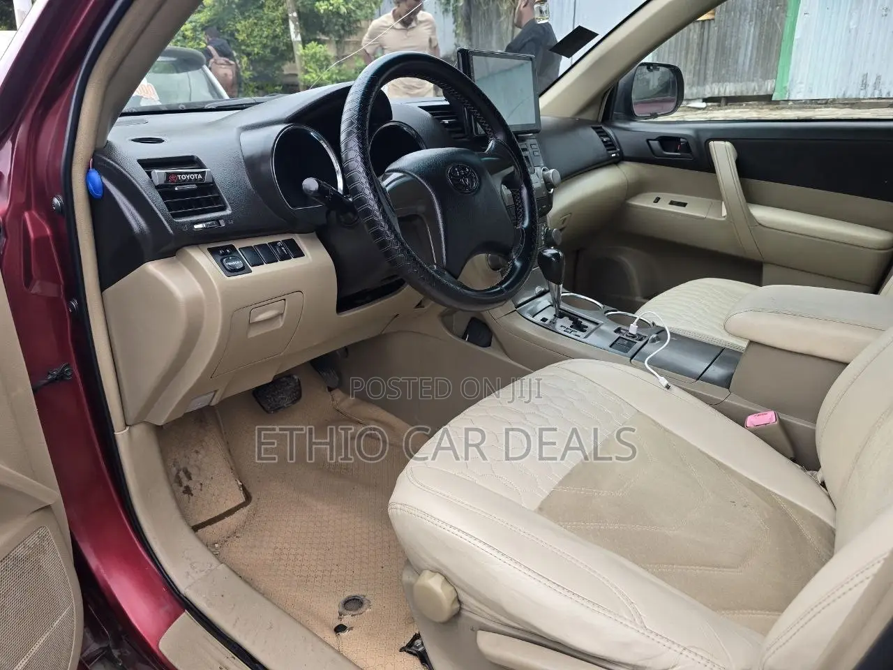 Toyota Highlander 2008 Burgundy
