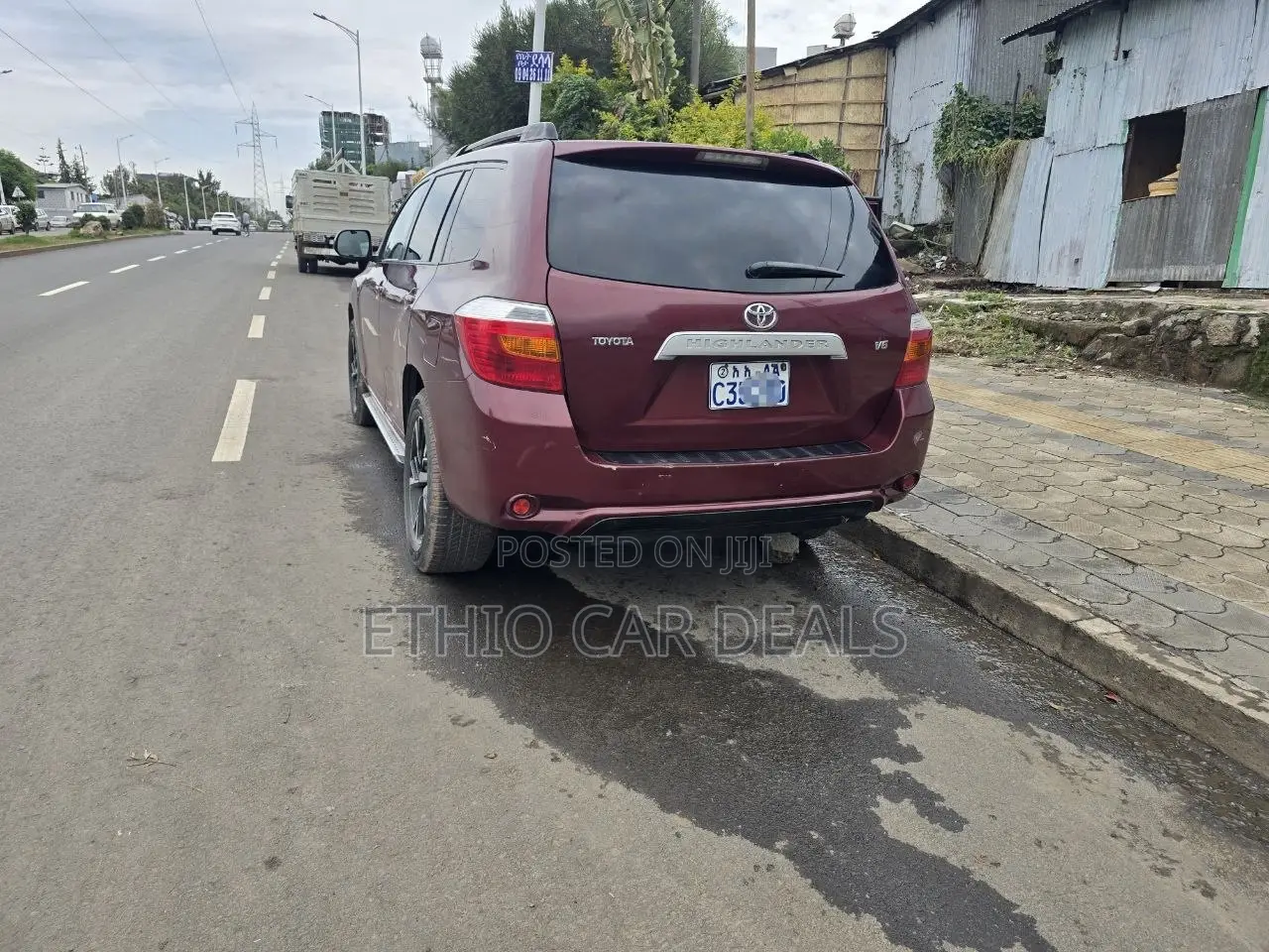 Toyota Highlander 2008 Burgundy