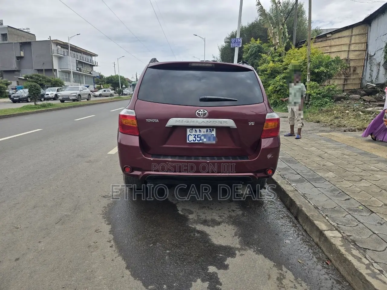 Toyota Highlander 2008 Burgundy