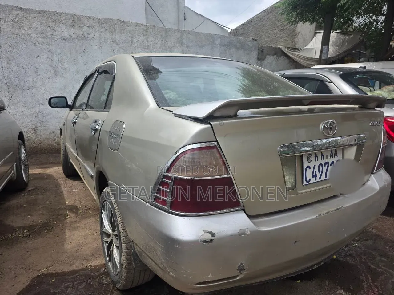 Toyota Corolla 2006 Gold