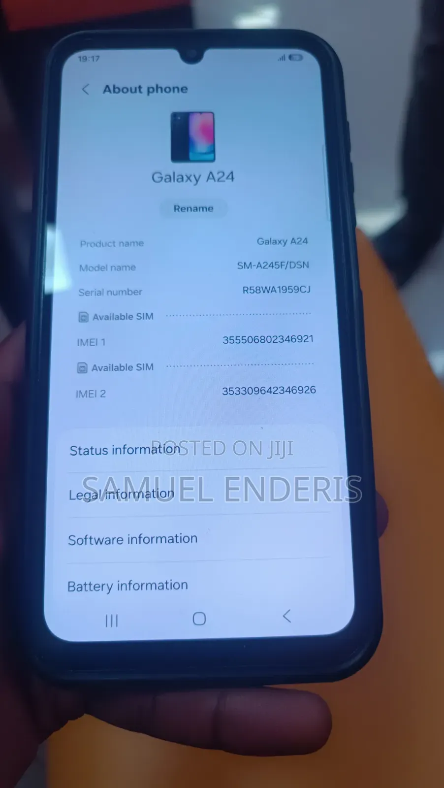 Samsung Galaxy A24 128 GB Black