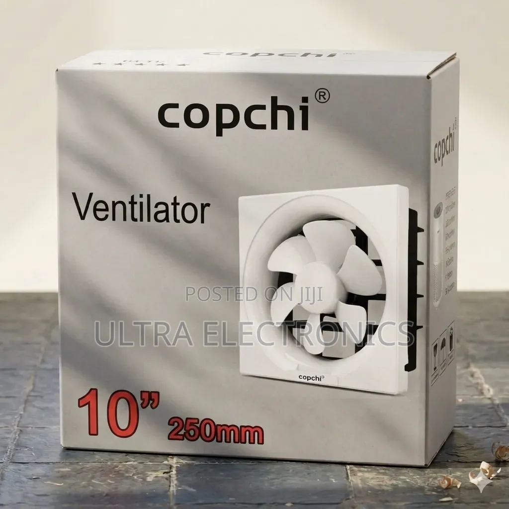 የመስኮት ፋን Copchi 10" (250mm) Exhaust Ventilator Fan