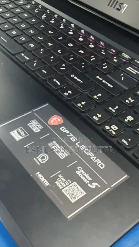New Laptop MSI GP75 Leopard 16GB Intel Core i7 SSD 1T