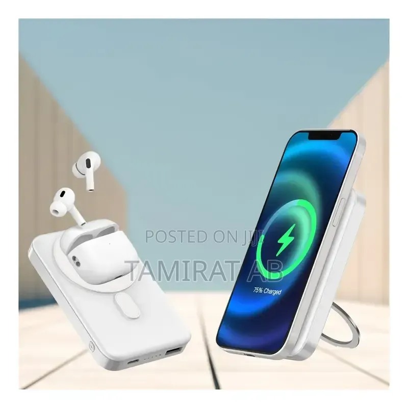 3-in-1 MagSafe Magnetic Wireless Power Bank (10000mAh)