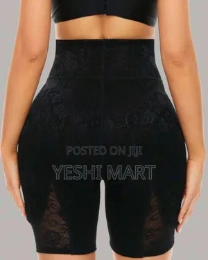 Floral Lace Removable Butt Pad Shapewear Shorts