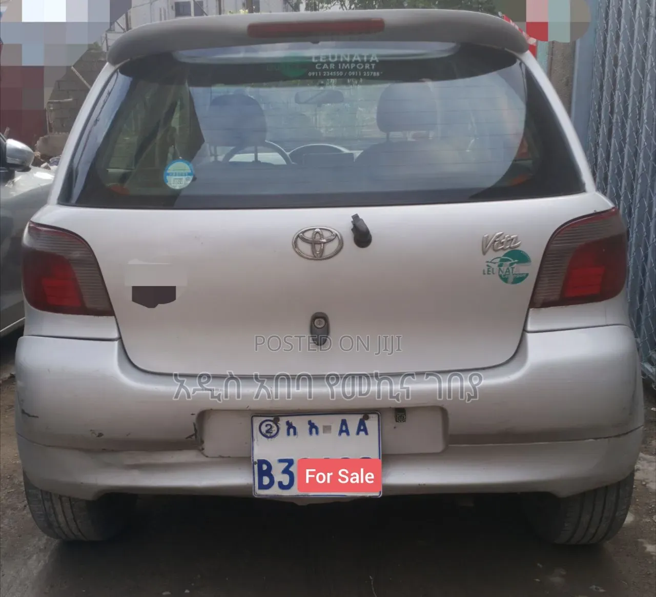 Toyota Vitz 1.0 FWD 3dr 2001 Silver