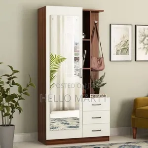 Wardrobe Mirror With Side Storage