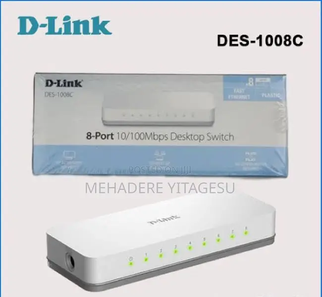 D-Link DES-1008C 8 Port Switch