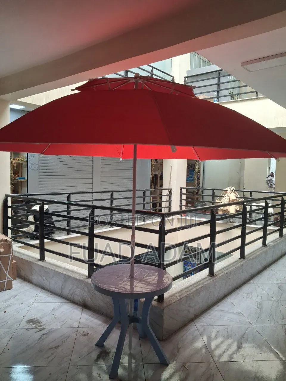 Cottage Umbrella (Single Small W/Out Stand 2.5m Dia) የውጭ ጥላ (ያለ መቆምያ )