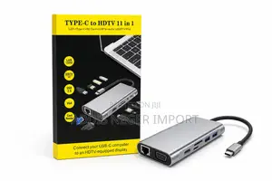 11-in-1 USB-C Multiport Hub With HDMI, VGA and Gigabit LAN