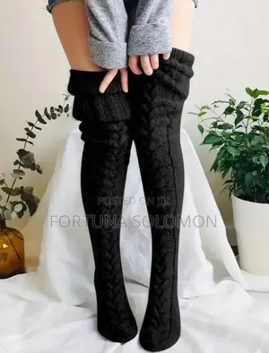 የክረምት ካልሲ Knee High Thermal Socks