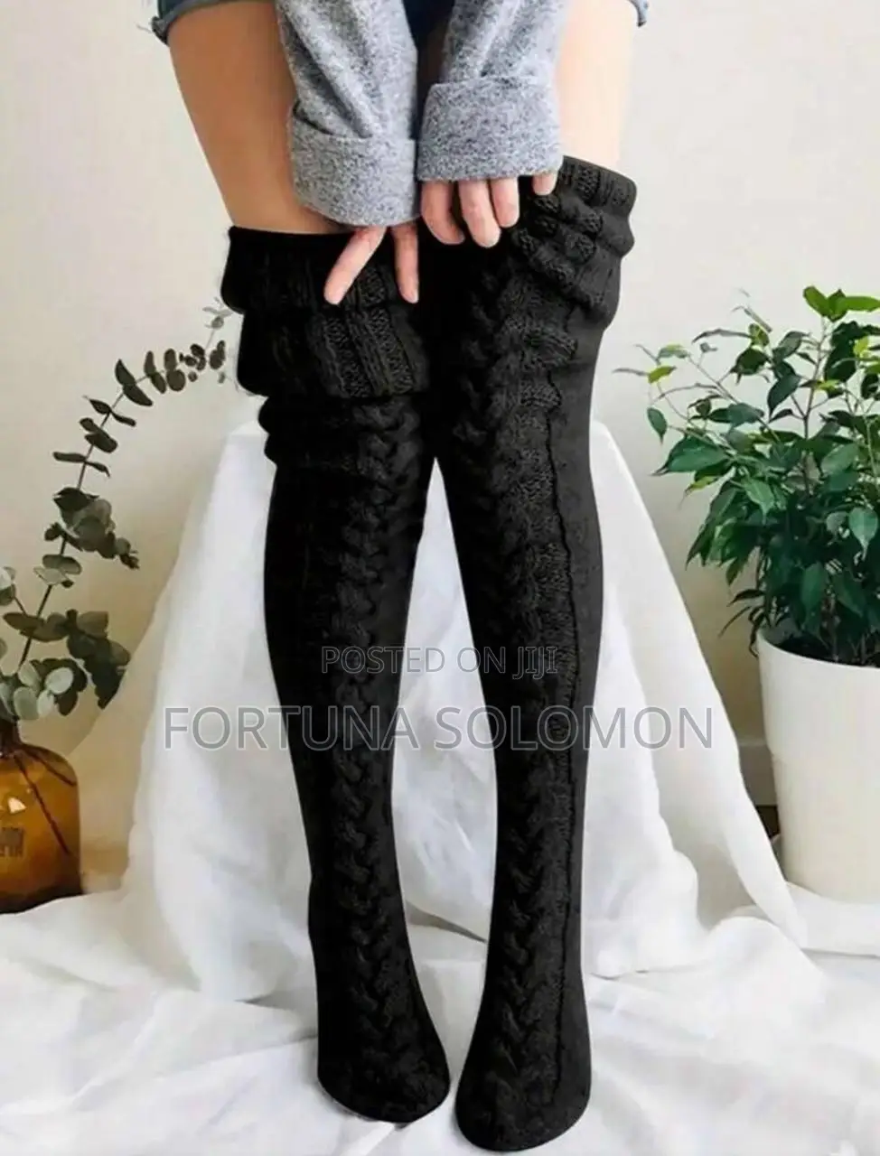 የክረምት ካልሲ Knee High Thermal Socks