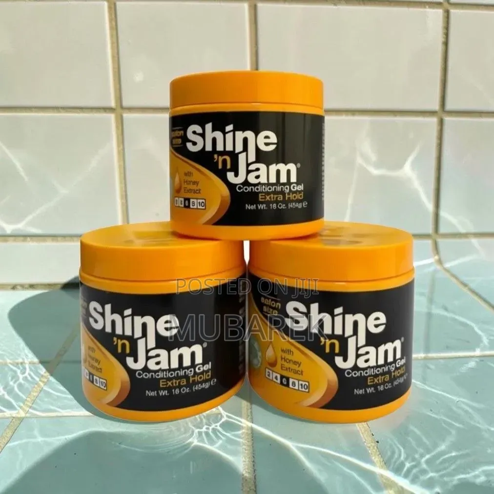 Shine 'N Jam Conditioning Gel – Extra Hold With Nourishing Honey
