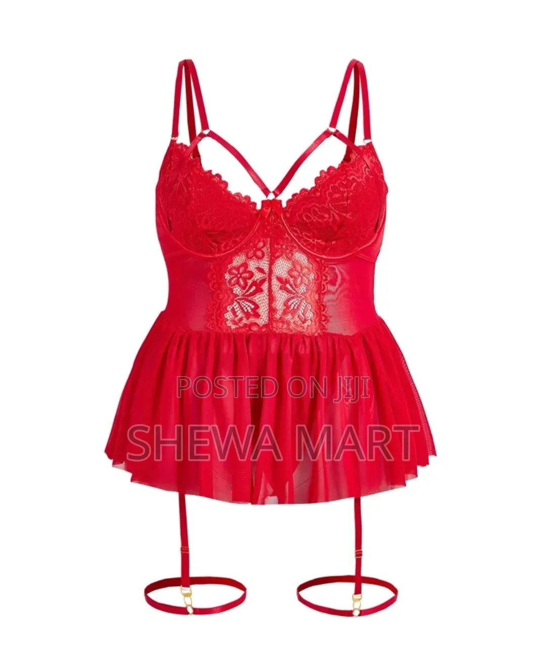 Plus Size Sexy Lingerie Set (With Underwire, Valentine's Day Edition