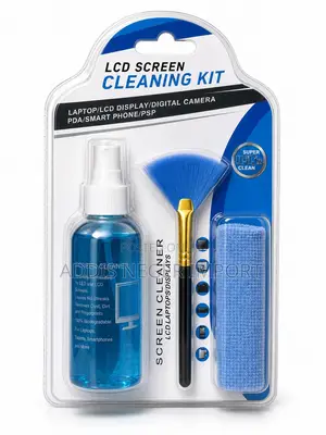 LCD Screen Cleaning Kit With Spray, Brush and Microfiber Cloth