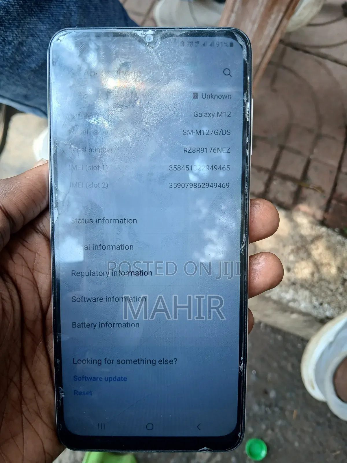Samsung Galaxy M12 128 GB White