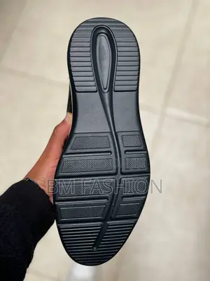 Master Quality Classic Leather Casual Loafers Black X White