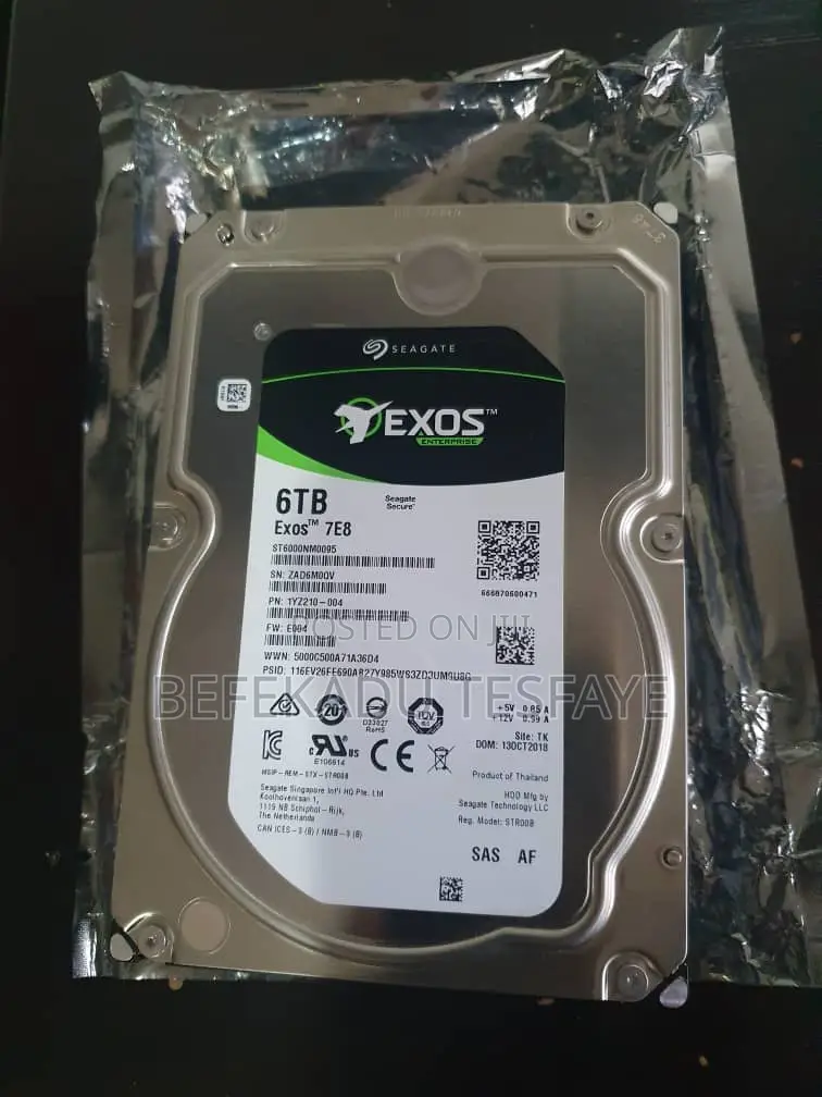Seagate Exos 7E8 6TB SAS Internal Hard Drive