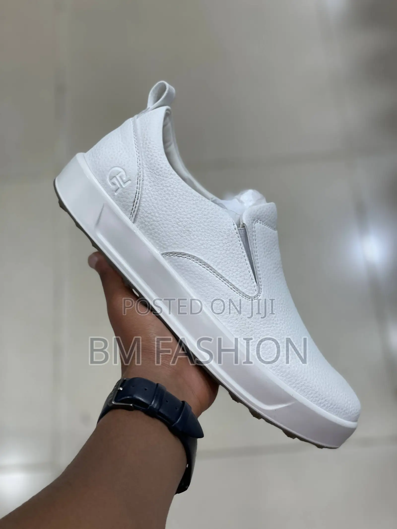 White Canvas Men's Shoes White / 39 - 44