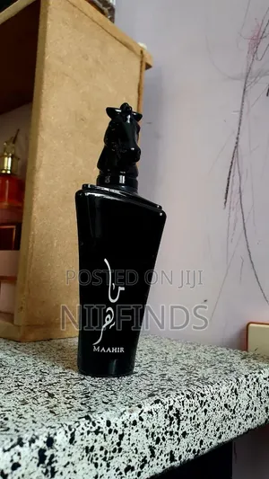 Lattafa Maahir Black Edition Intense Smoky Leather Perfume