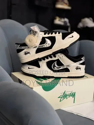 Nike SB Dunk Low X Stussy Black/White