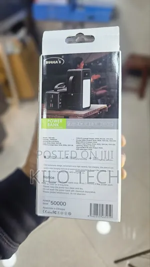 Rugga's RGY-500 50000mAh Power Bank - 22.5W Fast Charging