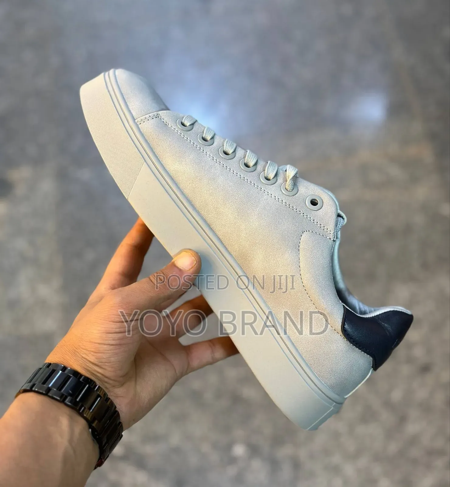 Tommy Hilfiger Est.1985 Dark Gray Leather