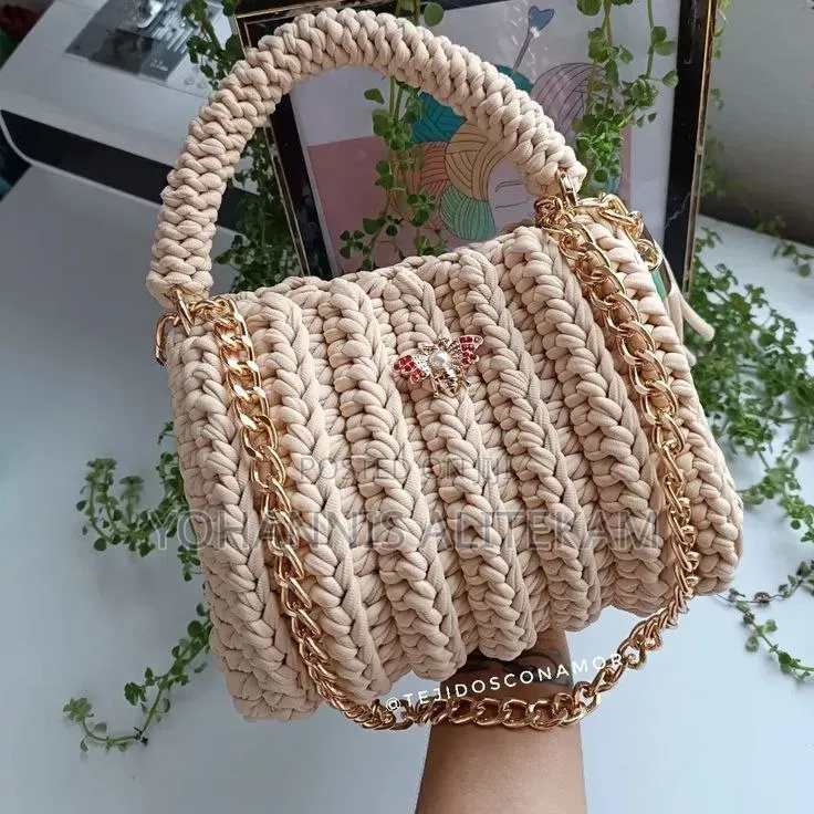 Hand Knitted Women's Bag