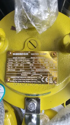 Shimge Diwwtering Pump 4hp