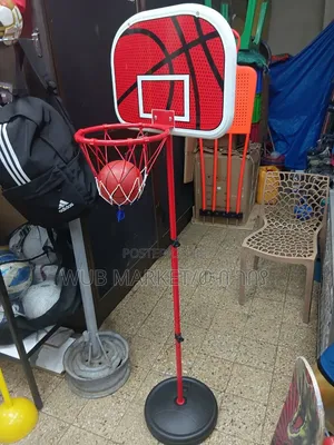 Kids Adjustable Basketball Stand የልጆች ቅረጫት ኳስ መለማመጃ