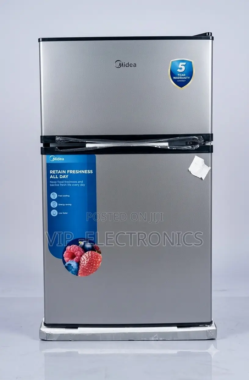 Midea Refrigerator 134– Energy-Efficient Top Freezer 5-Year Warranty