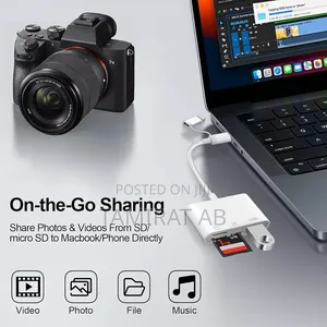 Earldom 4-in-1 OTG Hub and Card Reader (OT106CL)
