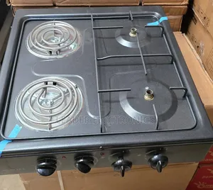 Kumtel 2 Gas 2elctric Energy Saving Stove