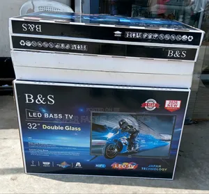 B S 32 Inch TV LED Bass TV With Double Glass