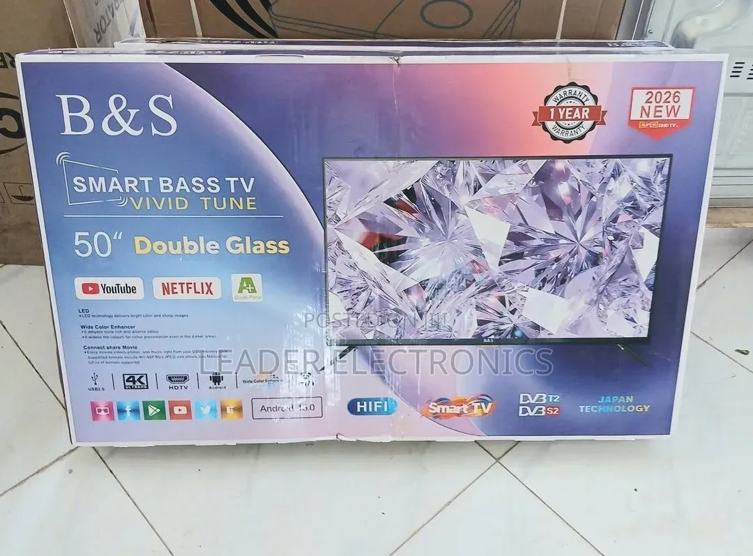 B S TV 50" Smart Android TV – New Arrival | Big Screen Smart