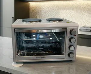 Delta 48Liter Mini Oven Grill Timer With 2 Hot Plates – 1600W