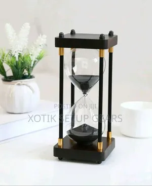 30-Minute Classic Wooden Timer - Vintage Square Sand Timer Hourglass