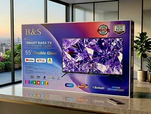 B S TV 55" Smart TV– Premium Viewing Experience New 2026 Free Delivery