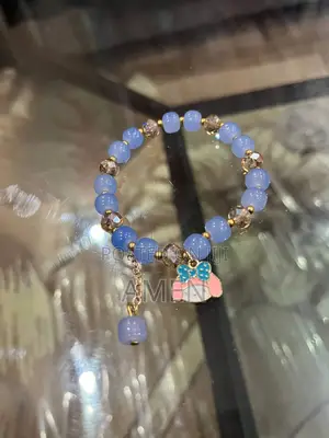 Elegant Purple Crystal Charm Bracelet