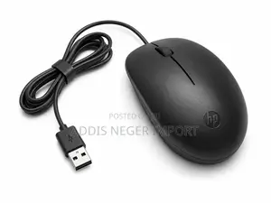 HP Wired USB Optical Mouse – Black