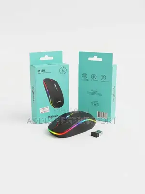 Logitech M150 Wireless RGB Mouse – Black