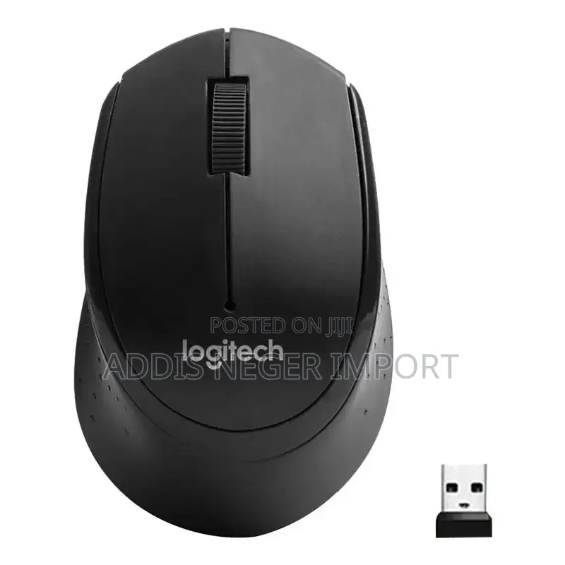 Logitech M330 Silent Plus Wireless Mouse – Black